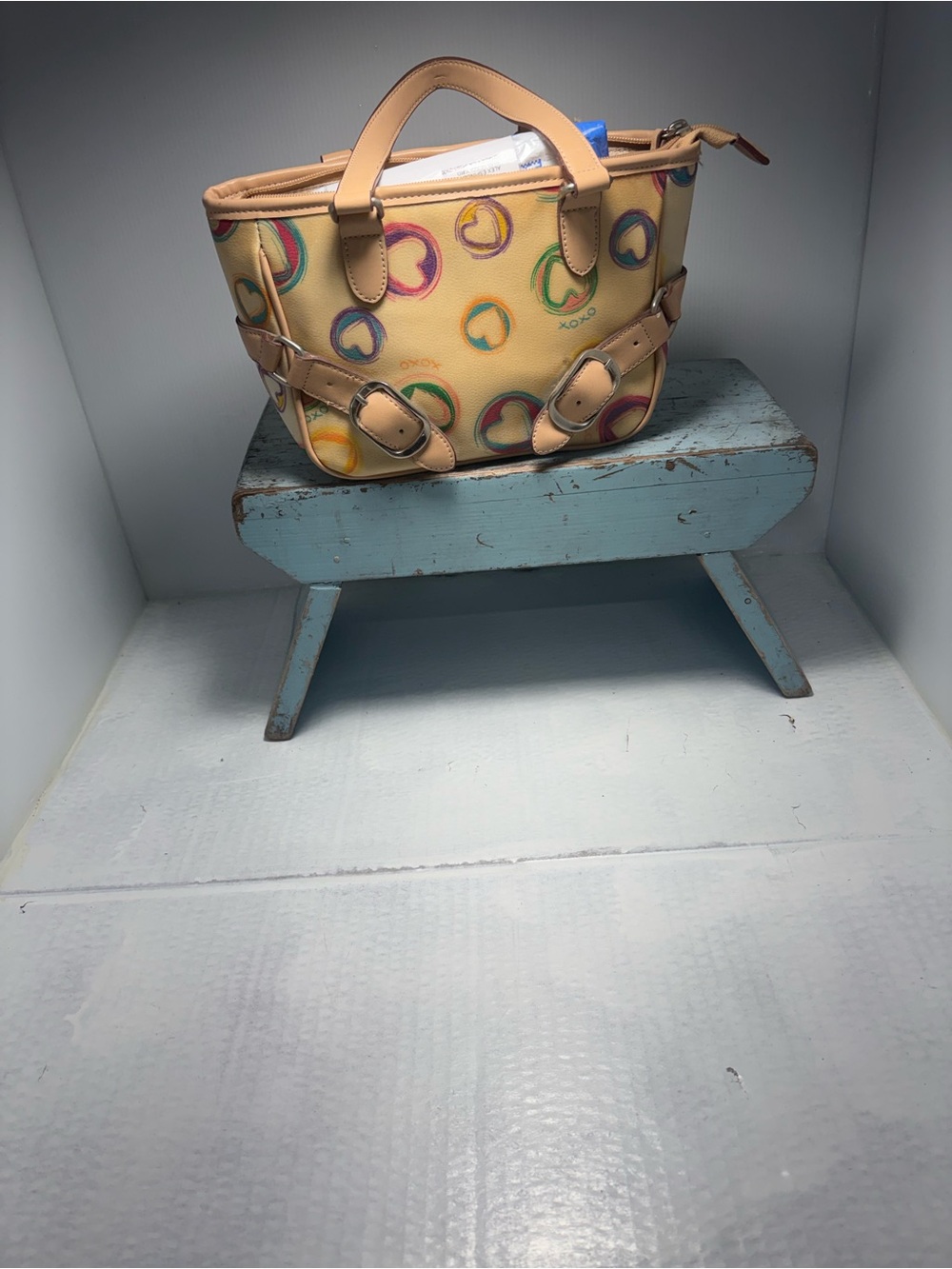 Multicolor Patterned Tote Bag - Picture 2 of 4